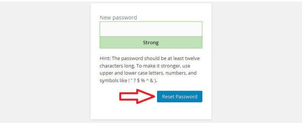 đổi mật khẩu trong wordpress